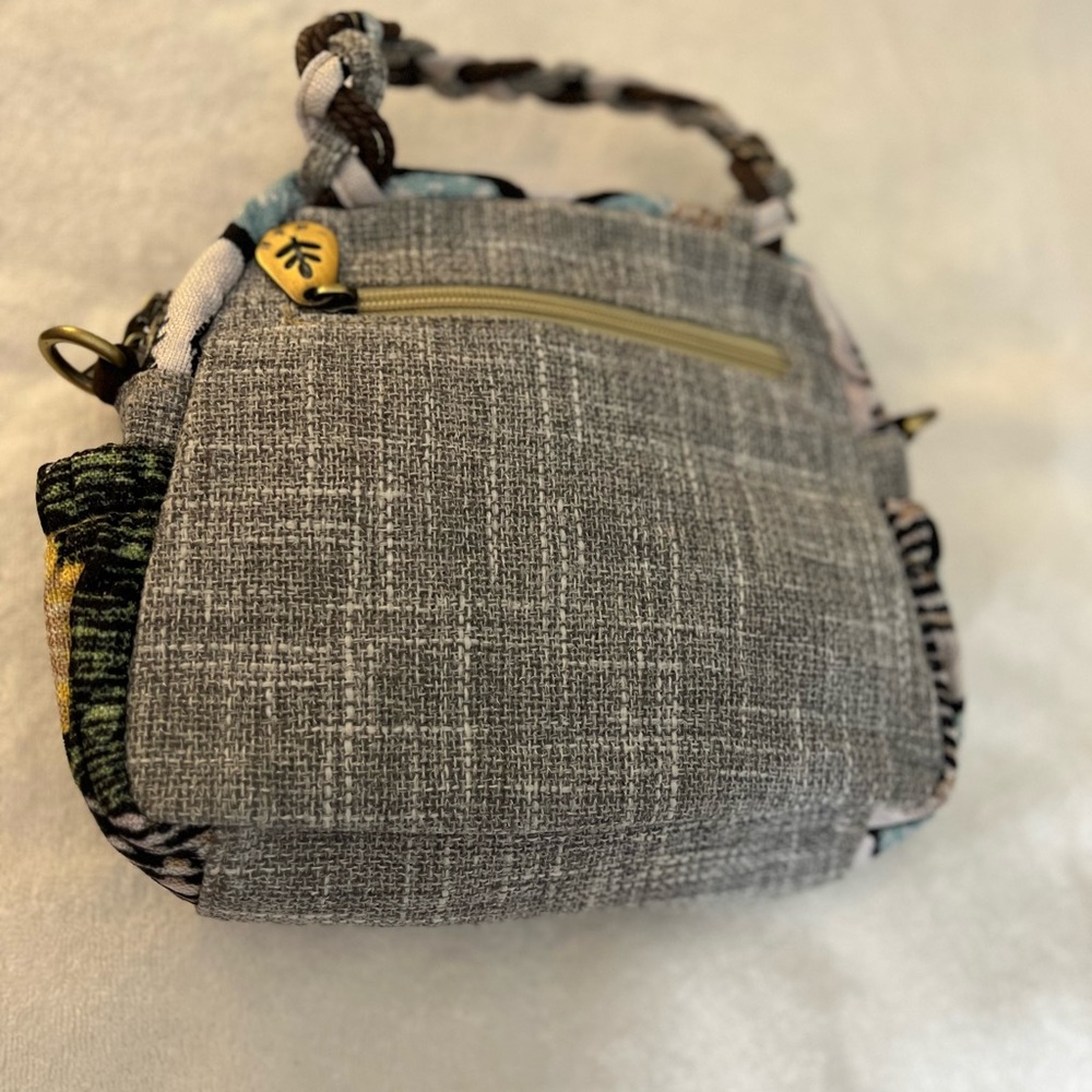 Boho Crossbody Bag Stylish Flower Design - Picture 7 of 13